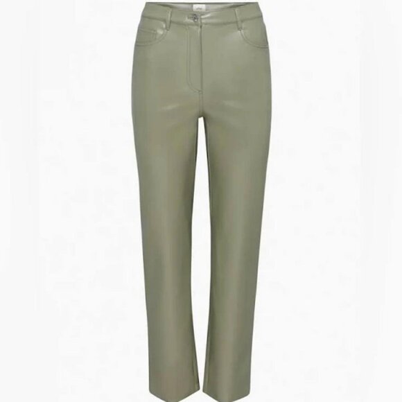 Aritzia Melina Leather Pants - Picture 1 of 4